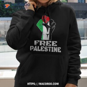 Raise Hand Free Palestine Strong Shirt