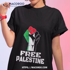 Raise Hand Free Palestine Strong Shirt