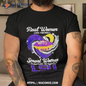 Real Women Love Football Smart Women Love The Lsu Shirt