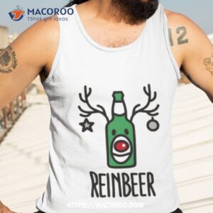 reinbeer reindeer beer 2023 christmas shirt tank top 3
