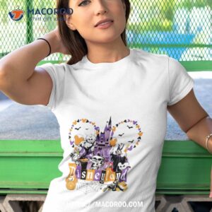 retro h disney halloween castel shirt tshirt 1