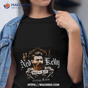 Retro Logo Ned Kelly Shirt