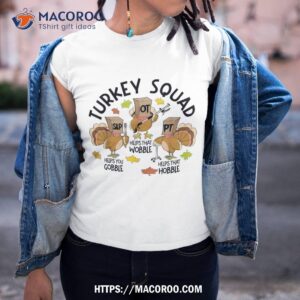 Retro Turkey Squad Thanksgiving Slp Ot Pt Speech Therapy Shirt