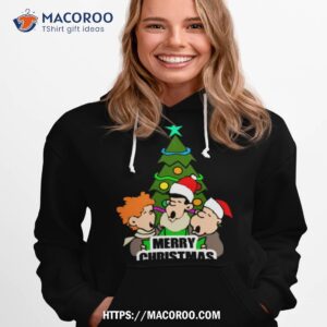 retro vintage pink santa claus shirt hoodie 1