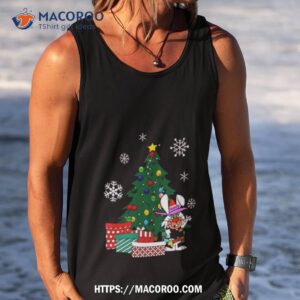 ricochet rabbit around the christmas tree shirt tank top