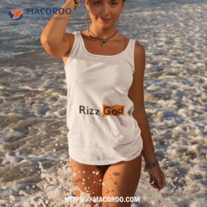rizz god logo parody shirt tank top 3