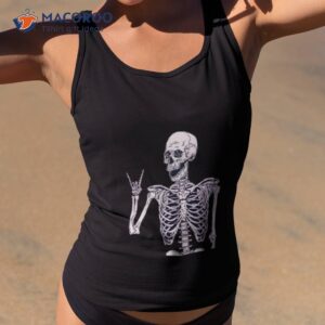 rock on skeleton shirt tank top 2