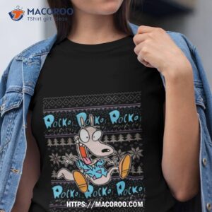 rocko s modern life christmas rocko shirt tshirt