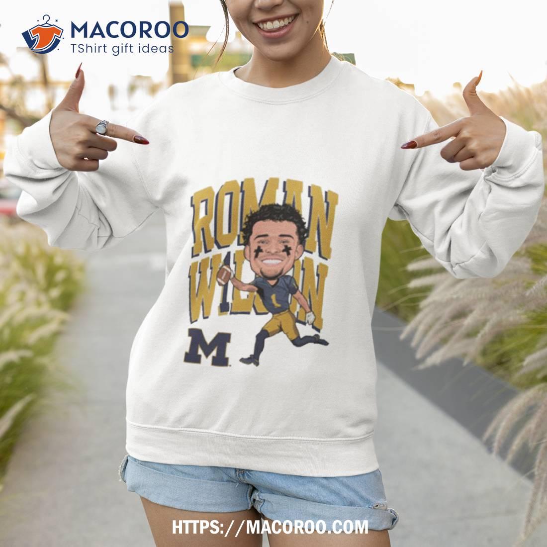 Roman Wilson University Of Michigan Football Caricature Shirt Roman Wilson University Of Michigan Football Caricature Shirt