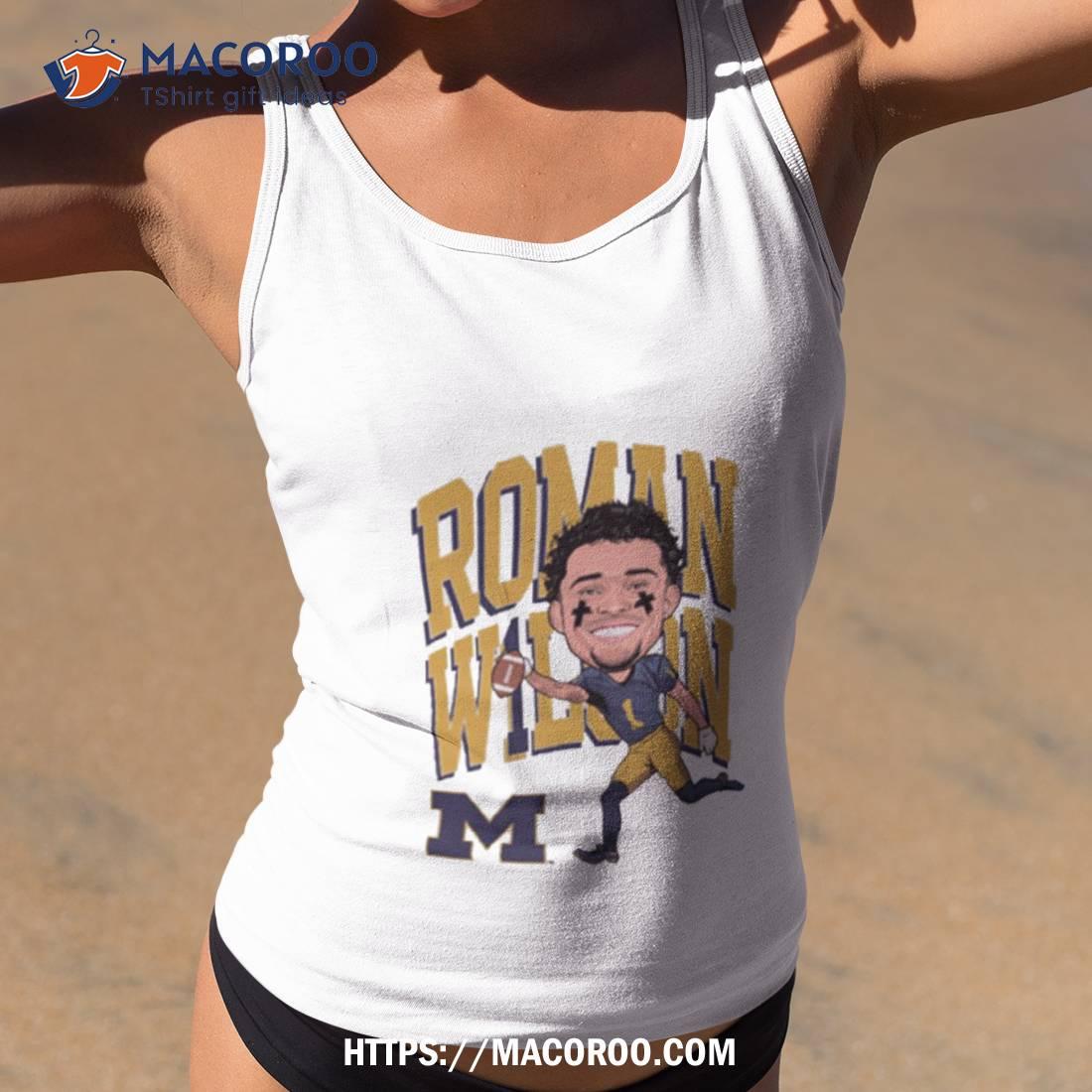 Roman Wilson University Of Michigan Football Caricature Shirt Roman Wilson University Of Michigan Football Caricature Shirt