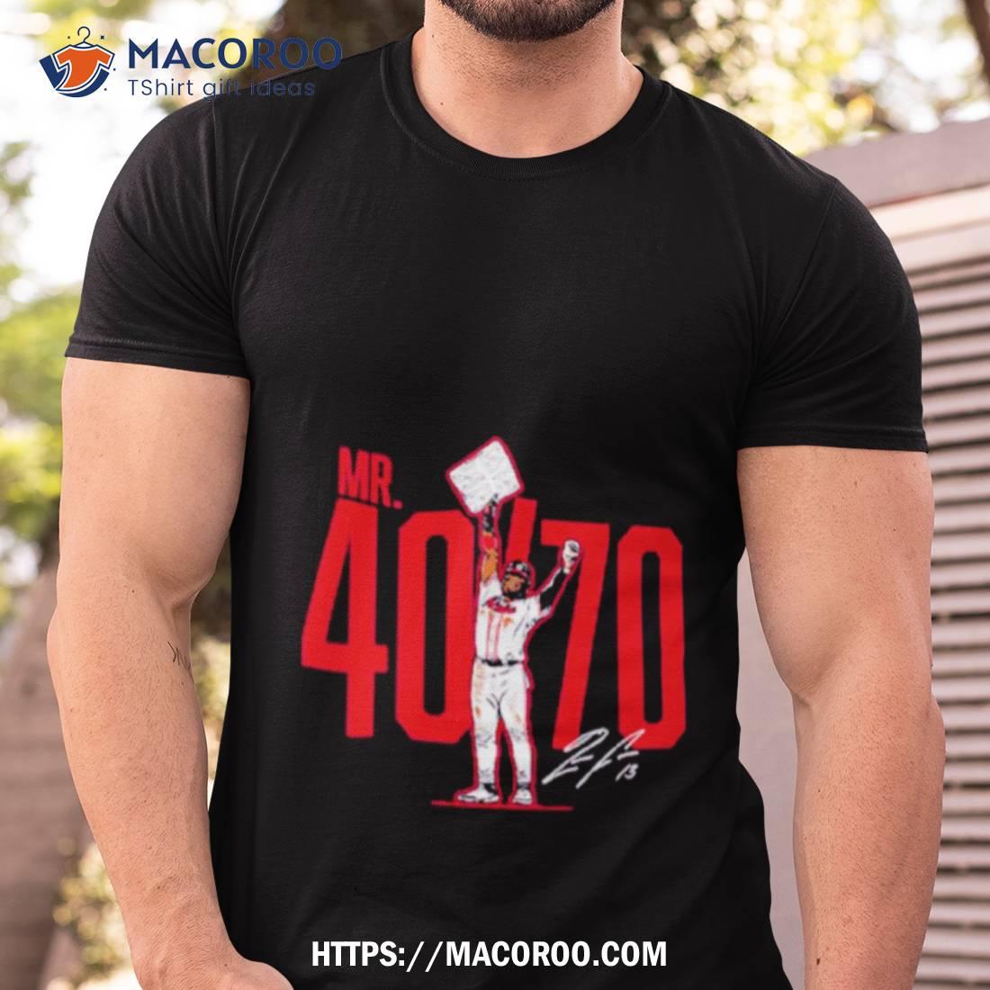 Ronald Acuna Jr. Atlanta 40-70 Club Signature T-shirt,Sweater, Hoodie, And  Long Sleeved, Ladies, Tank Top