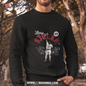 ronald acuna jr atlanta 40 70 club signature t shirt sweatshirt