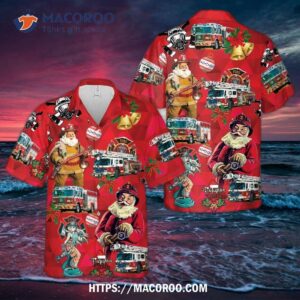 Rose Tree Fire Company, Media, Pennsylvania Christmas Hawaiian Shirt
