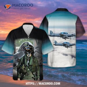 Royal Australian Air Force Pilatus Pc-21 Hawaiian Shirt