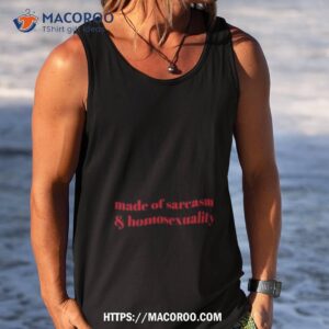 ruleece made of sarcasm amp homosexuality new t shirt tank top