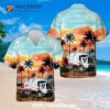 Rumpke Waste & Recycling Truck Hawaiian Shirt