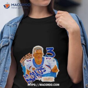 Russell Wilson Football Paper Poster Broncos Shirt