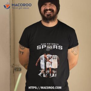 San Antonio Spurs Duncan Wembanyama And Robinson Signatures T Shirt