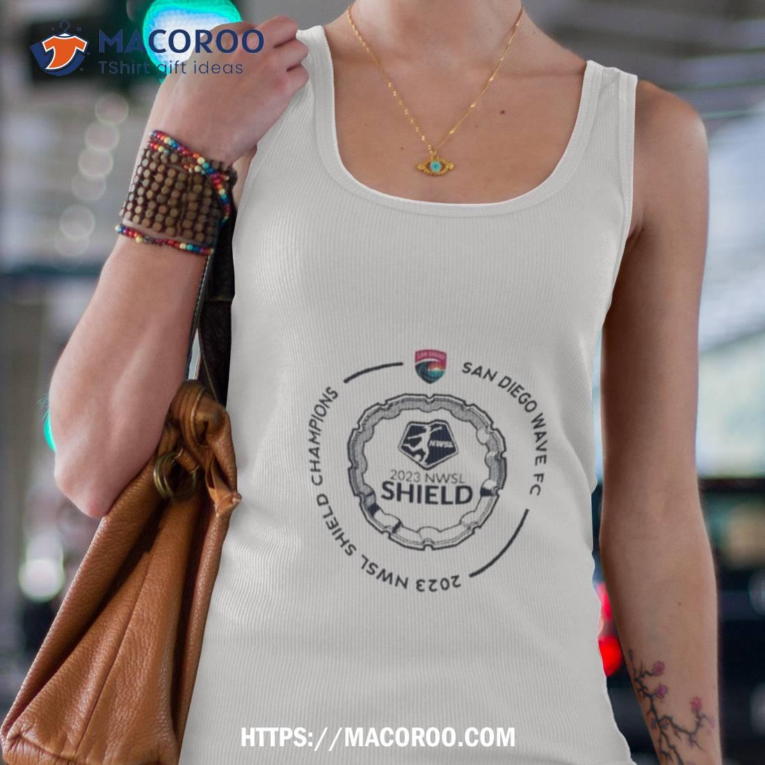 San Diego Wave Fc – 2023 Shield Champs Circle T Shirt San Diego Wave Fc – 2023 Shield Champs Circle T Shirt