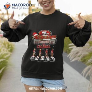 san francisco 49ers the legends christmas abbey road signatures t shirt sweatshirt