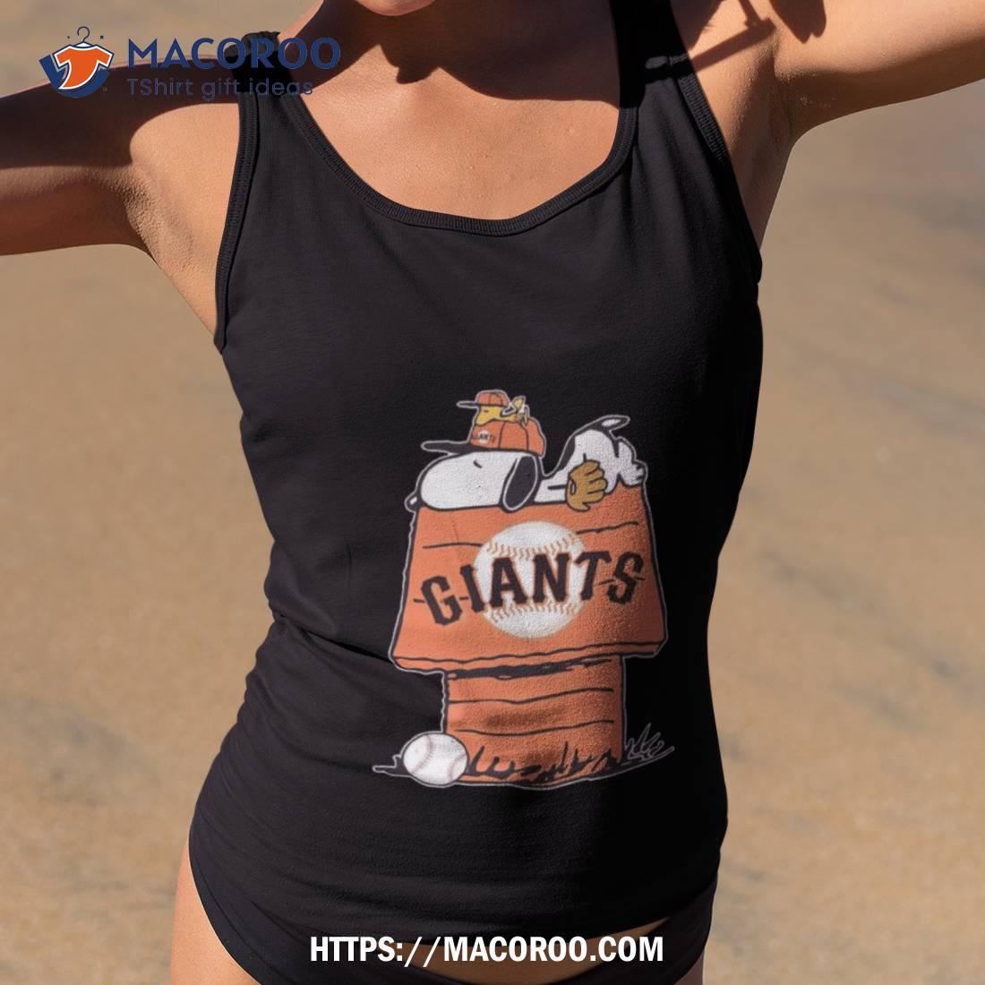 San Francisco Giants Baseball Snoopy And Woodstock The Peanuts 2022 T Shirt