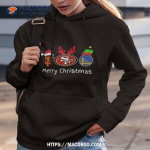 San Francisco Sports Giants 49ers And Warriors Merry Christmas 2023 T Shirt