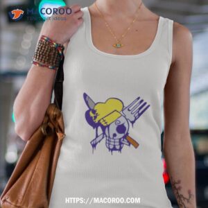 sanji logo skull with knife and fork one piece shirt tank top 4