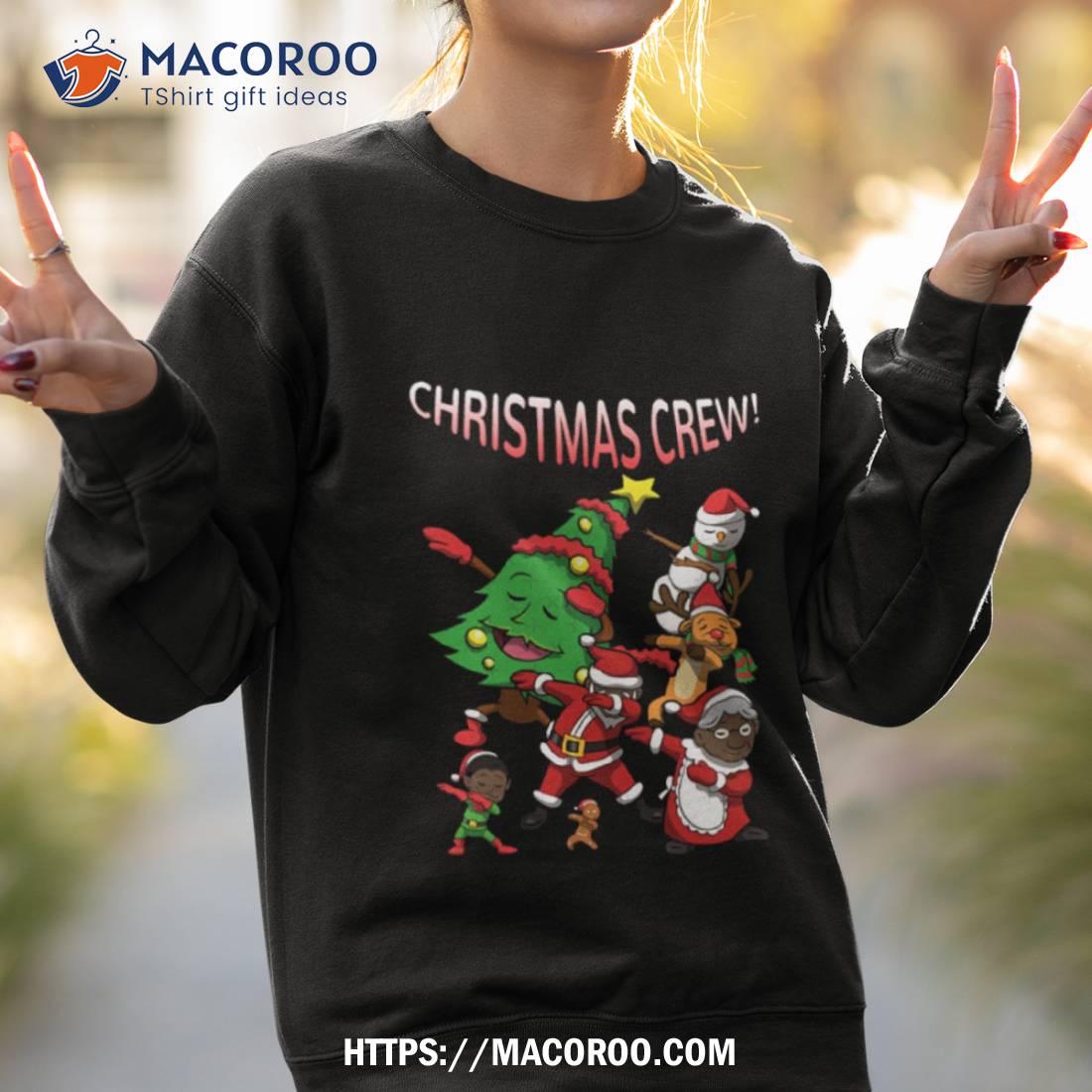 Santa And The Christmas Crew Dab For The Holidays Shirt Santa And The Christmas Crew Dab For The Holidays Shirt