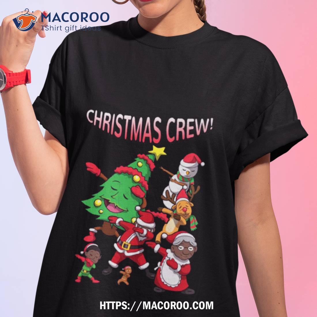 Santa And The Christmas Crew Dab For The Holidays Shirt Santa And The Christmas Crew Dab For The Holidays Shirt