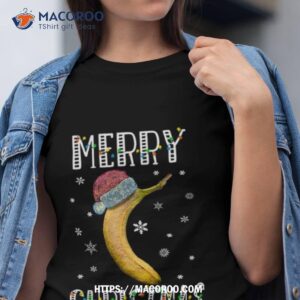 Santa Banana Merry Christmas Shirt