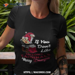 santa butt if you don t like arizona cardinals merry kissmyass christmas shirt tshirt 3