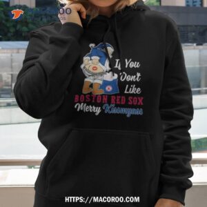 santa butt if you don t like boston red sox merry kissmyass christmas shirt hoodie 2