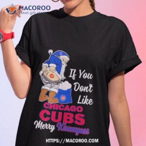 santa butt if you don t like chicago cubs merry kissmyass christmas shirt tshirt 1