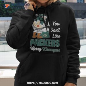Santa Butt If You Don’t Like Green Bay Packers Merry Kissmyass Christmas Shirt