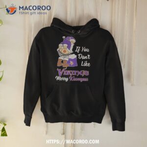 Santa Butt If You Don’t Like Minnesota Vikings Merry Kissmyass Christmas Shirt