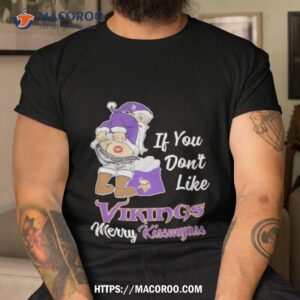Santa Butt If You Don’t Like Minnesota Vikings Merry Kissmyass Christmas Shirt