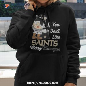 Santa Butt If You Don’t Like New Orleans Saints Merry Kissmyass Christmas Shirt