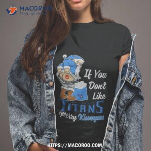 Santa Butt If You Don’t Like Tennessee Titans Merry Kissmyass Christmas Shirt
