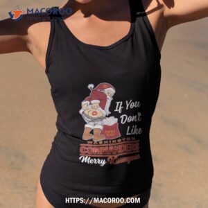 Santa Butt If You Don’t Like Washington Commanders Merry Kissmyass Christmas Shirt