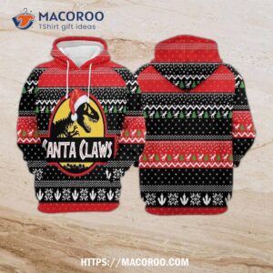 santa claus gosblue 3d print graphic hoodies unisex sublimation pullover sweatshirt funny 1