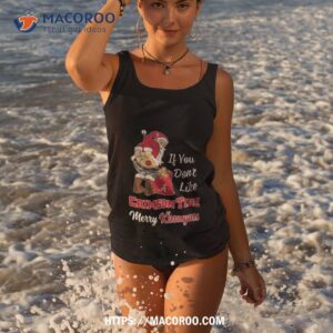 santa claus if you don t like alabama crimson tide merry kissmyass 2023 shirt tank top 3