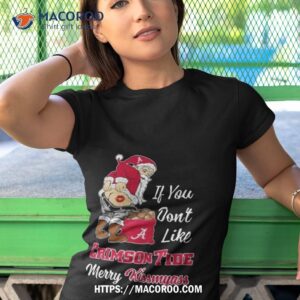 santa claus if you don t like alabama crimson tide merry kissmyass 2023 shirt tshirt 1