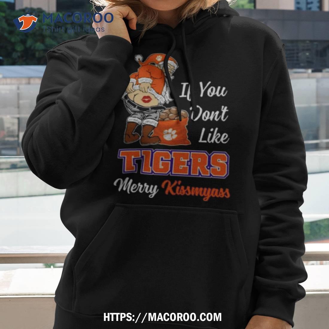 Santa Claus If You Don’t Like Clemson Tigers Merry Kissmyass 2023 Shirt Santa Claus If You Don’t Like Clemson Tigers Merry Kissmyass 2023 Shirt