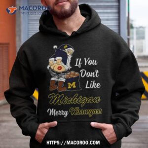 Santa Claus If You Don’t Like Michigan Wolverines Merry Kissmyass 2023 Shirt