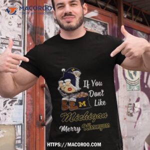 Santa Claus If You Don’t Like Michigan Wolverines Merry Kissmyass 2023 Shirt