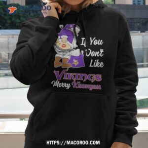 santa claus if you don t like minnesota vikings merry kissmyass t shirt hoodie 2