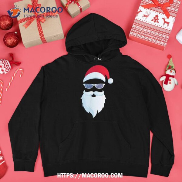 Santa Claus Sunglasses Funny Christmas Apparel Shirt