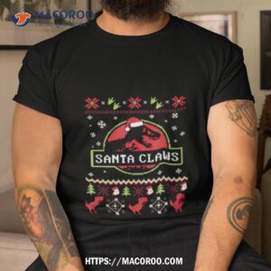Santa Claws Dinosaur 2023 Christmas Shirt