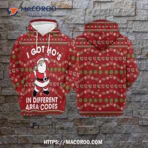 santa codes gosblue unisex 3d sublimation xmas print novelty graphic hoodies for christmas 1