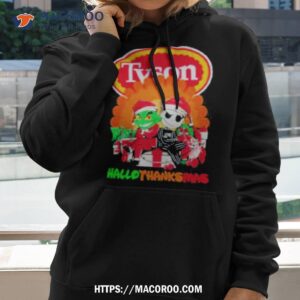 Santa Grinch And Jack Skellington Tyson Happy Hallothanksmas 2023 Shirt